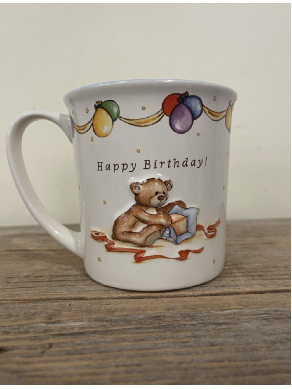 Gund Friends Forever Birthday Mug Teddy Bears 3D - Blue